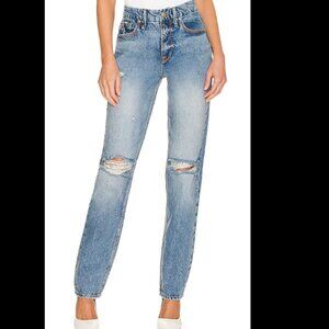 Good American Good 90s Icon Straight Leg Jeans Women's size 28/6
